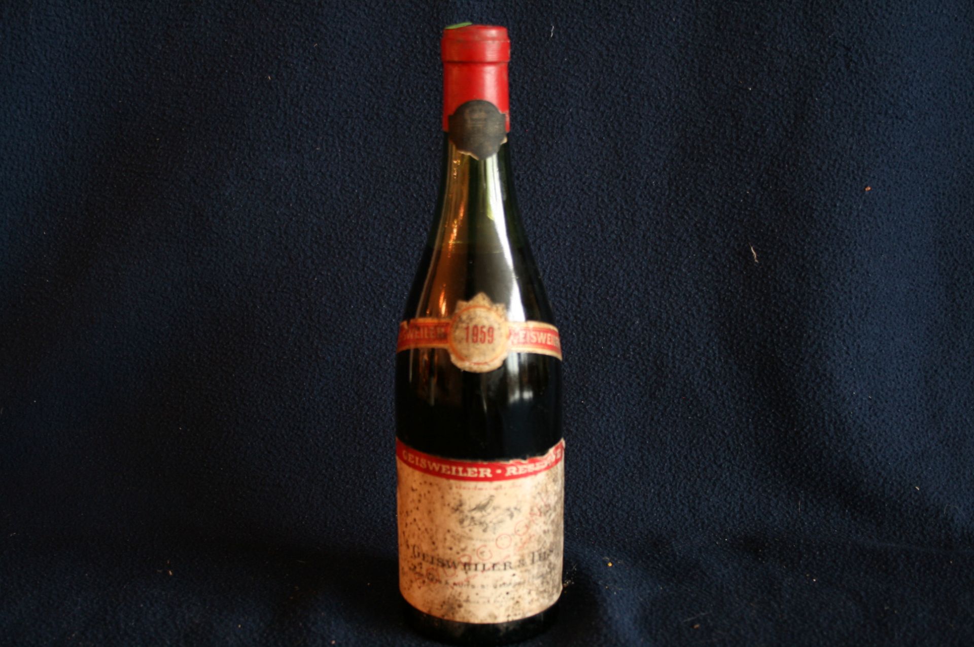 1 bouteille de BOURGOGNE GEISWEILER ET FILS à Nuits Saint Georges, rouge, 1959 - 1 [...]