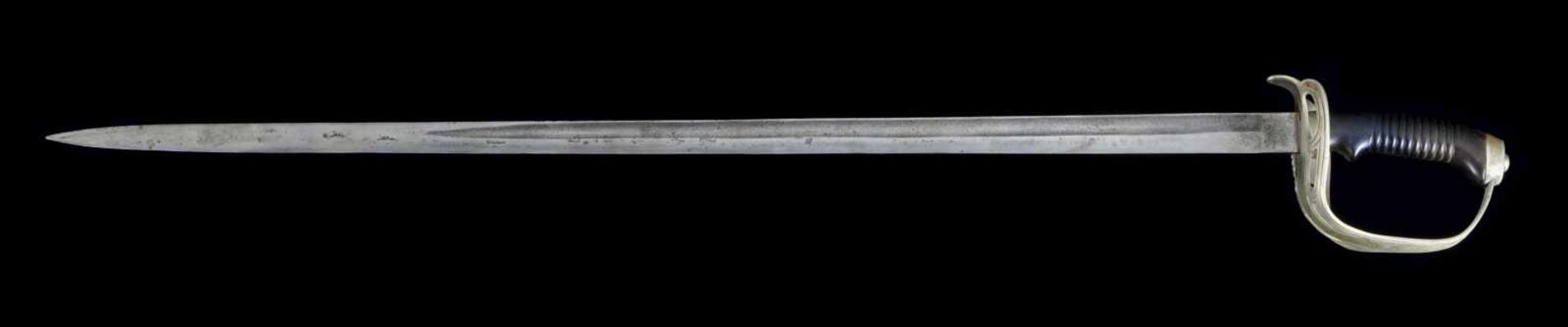 A GERMAN, PRUSSIAN CAVALRY SWORD M 1889. BROADSWORD, SABER. Preußen Kavallerie Extradegen (KD) 89. - Bild 3 aus 6