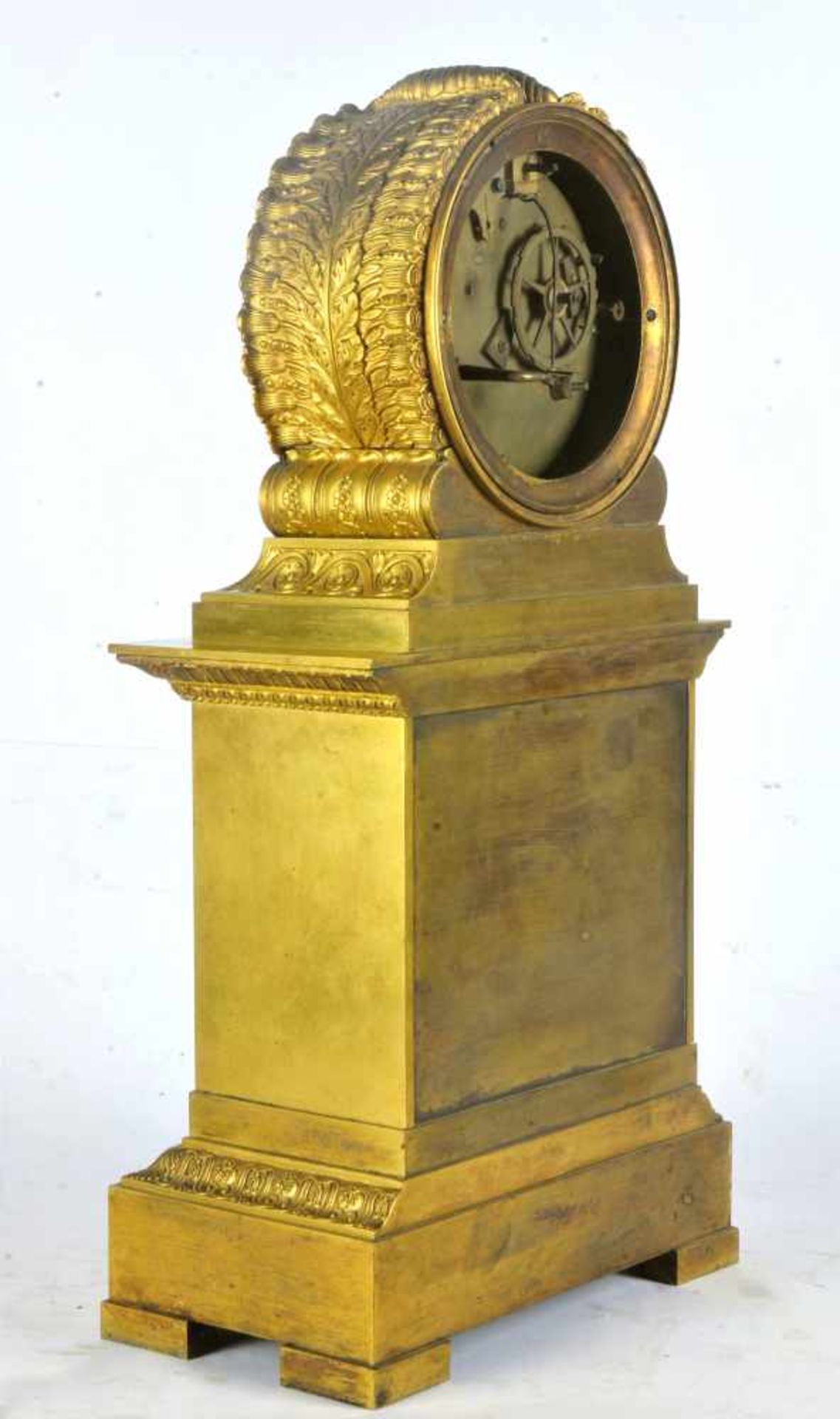 A GILT BRONZE EMPIRE CLOCK, AMOR AND PSYCHE, ZODIAC, FRANCE 1810-1820Origin: France, empire - Bild 17 aus 20