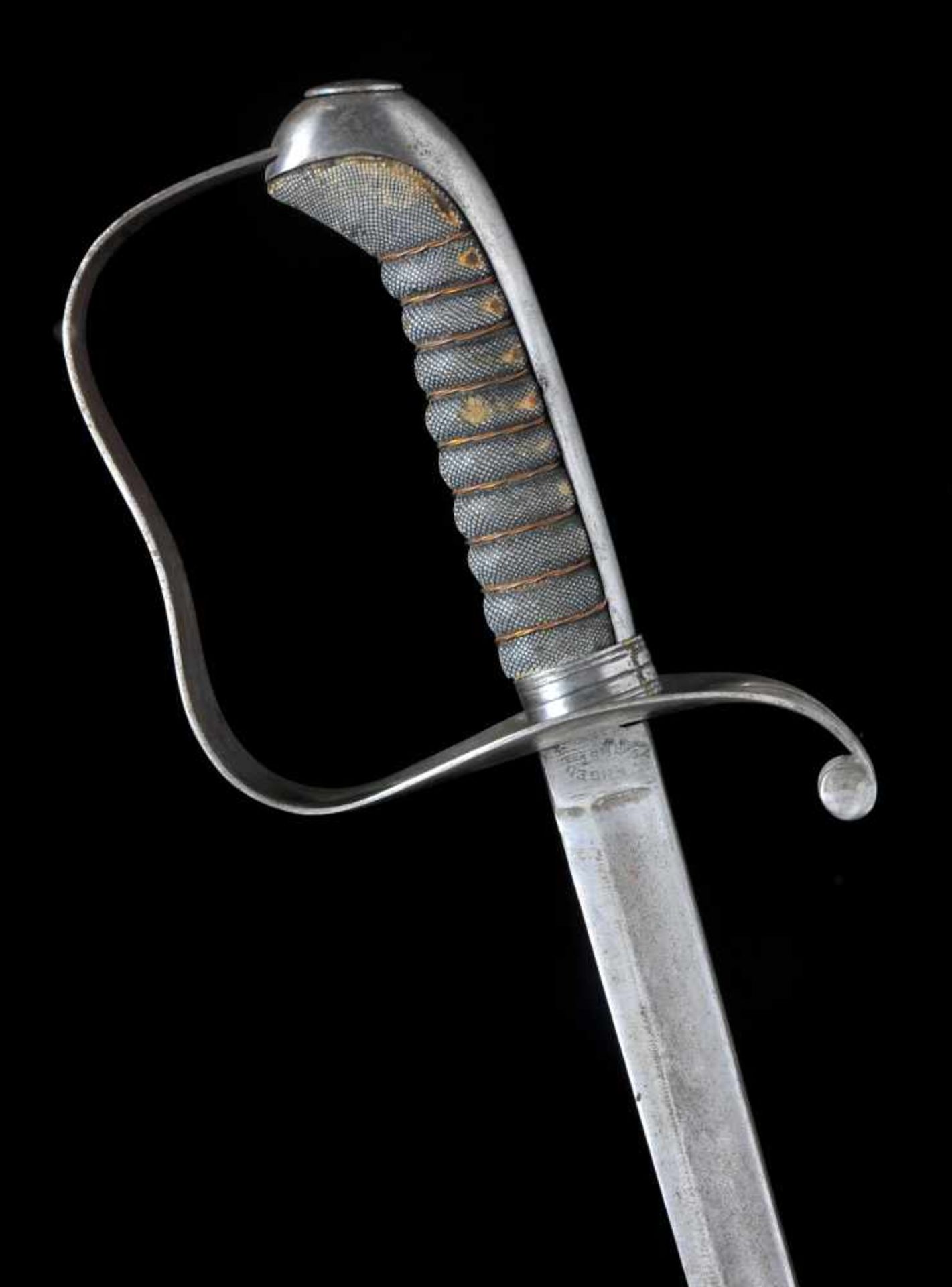 AN AUSTRO-HUNGARIAN M1861 INFANTRY OFFICER’S SWORD WITH GERMAN PRODUCED BLADE. KuK Infanterie-