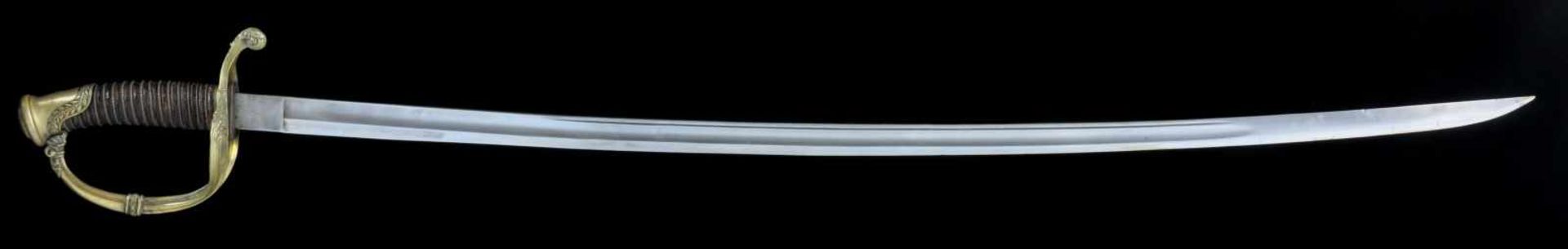 A FRENCH M1821 INFANTRY OFFICER’S SWORD WITH IMPORTED GERMAN BLADE BY CARL EICKHORN. Origin: France, - Bild 9 aus 14