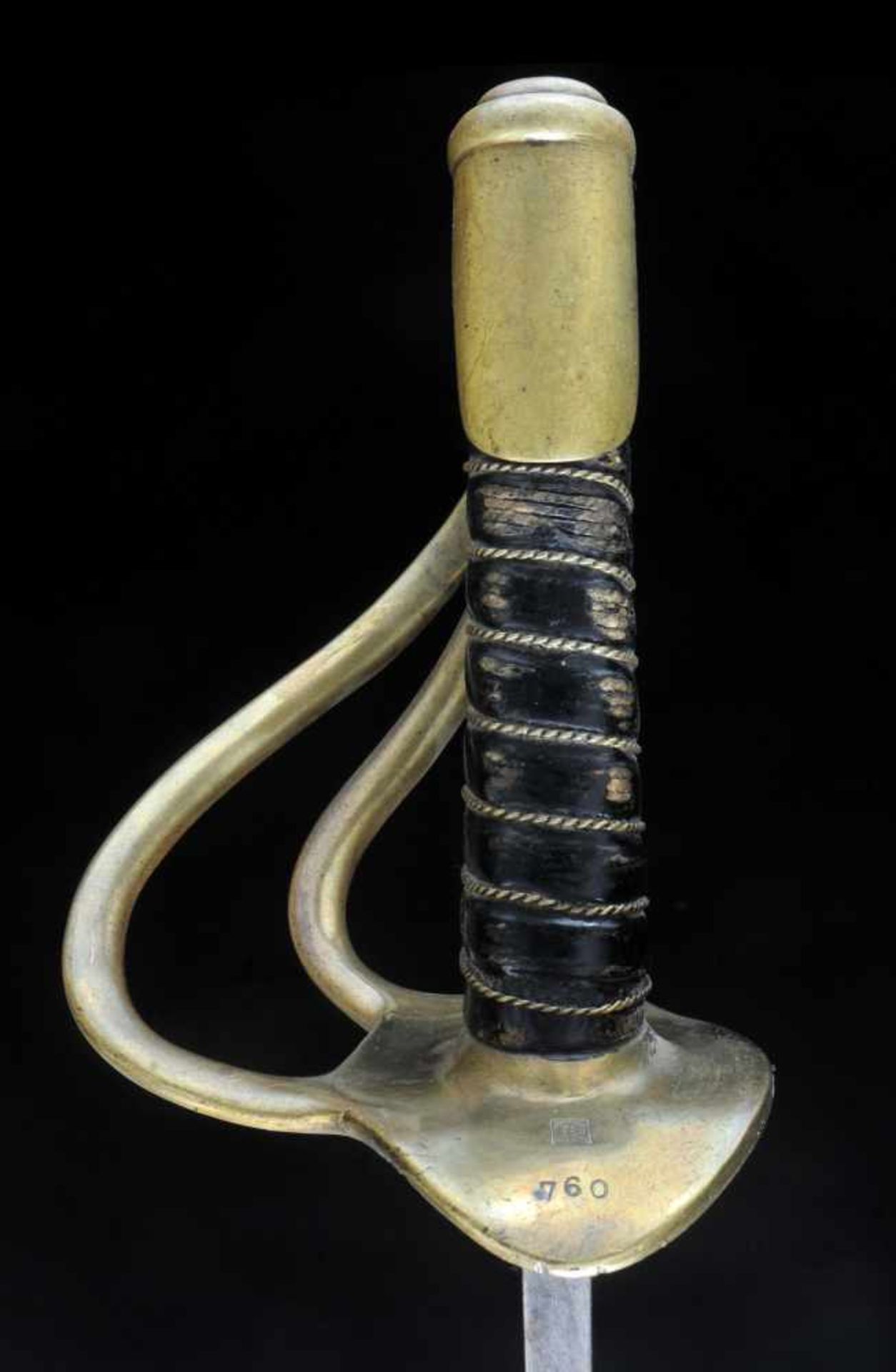 AN US M1840 CAVALRY SABER, SO CALLED “WRISTBREAKER”, USA. Origin: USA, after 1840. Blade: steel - Bild 7 aus 11