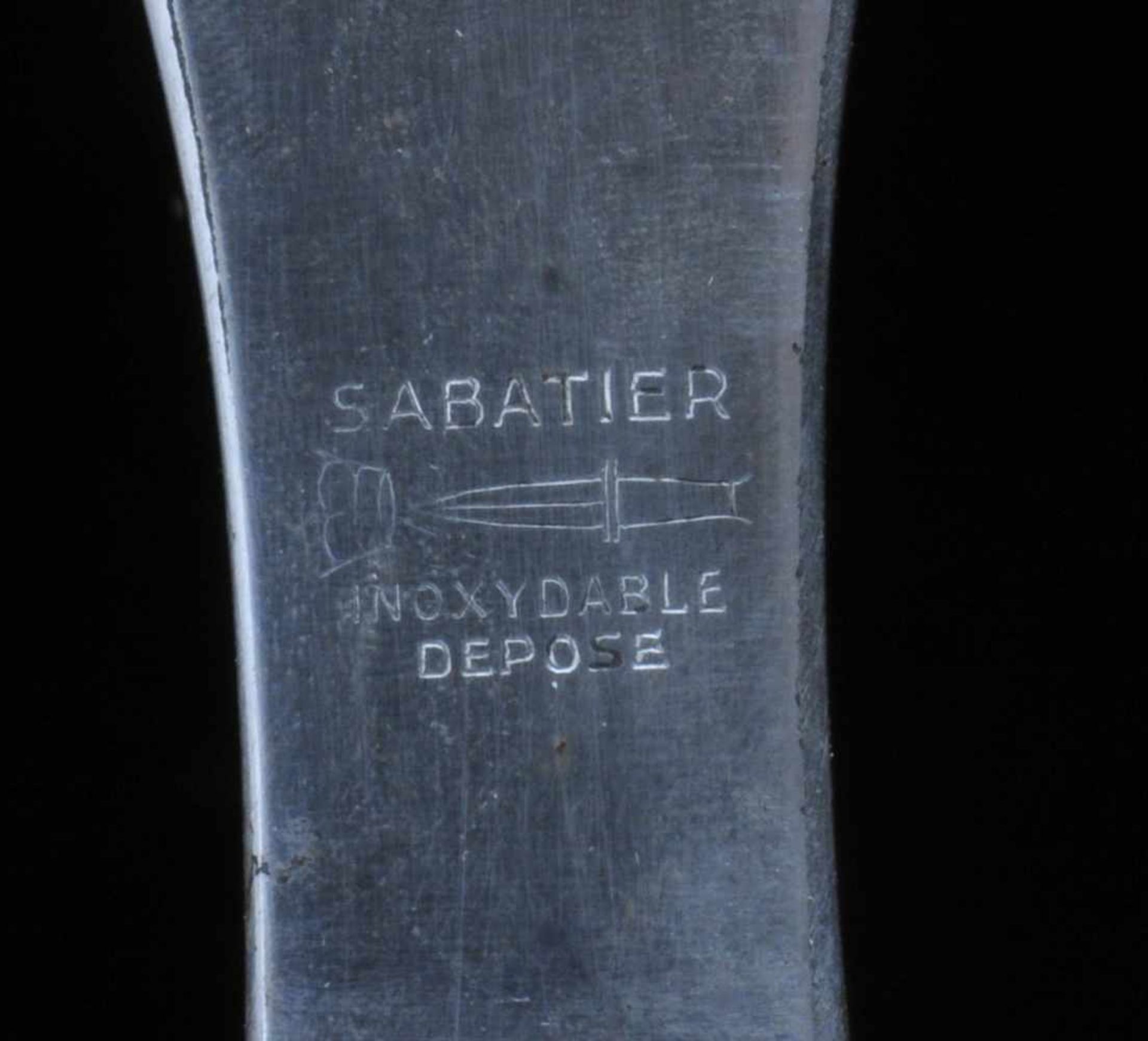 A FRENCH THROWING KNIFE BY SABATIER, 20TH CENTURY, 2ND HALF. Origin: France, 20th century 2nd - Bild 5 aus 8