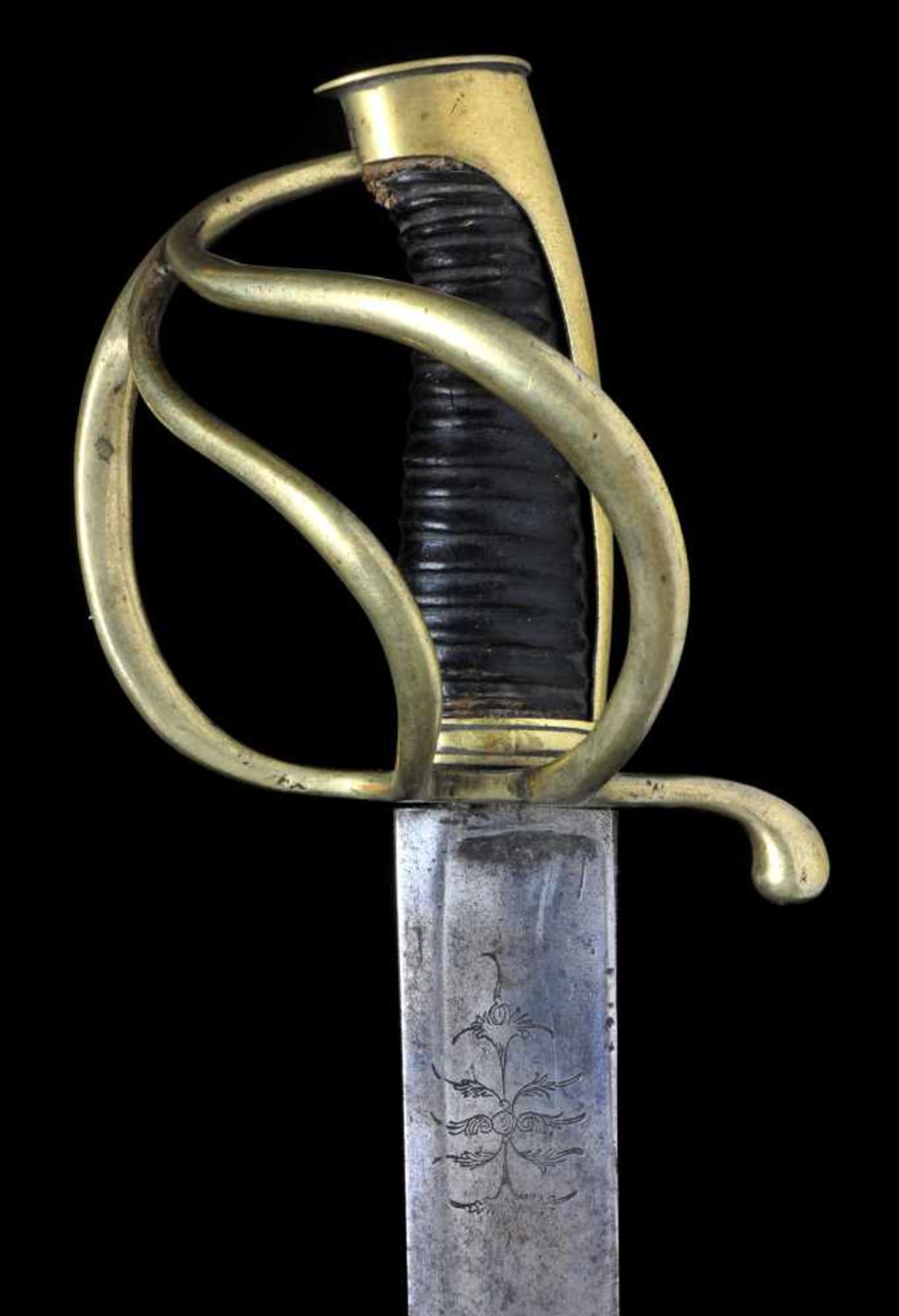 A SPANISH M1820 INFANTRY OFFICER’S SABER. SPAIN, AFTER 1820. Origin: Spain, after 1820. Blade: wide, - Bild 6 aus 11