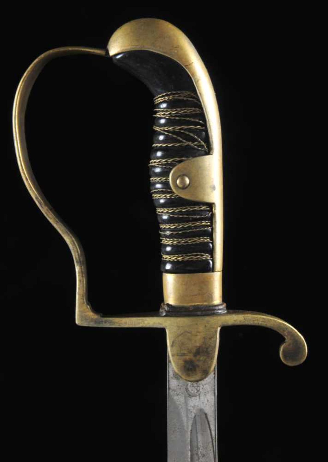 A GERMAN FUSILIER OFFICER’S SABER M1826, WKC. Preußen Füsilier-Offiziersäbel. Origin: Germany, - Bild 4 aus 7