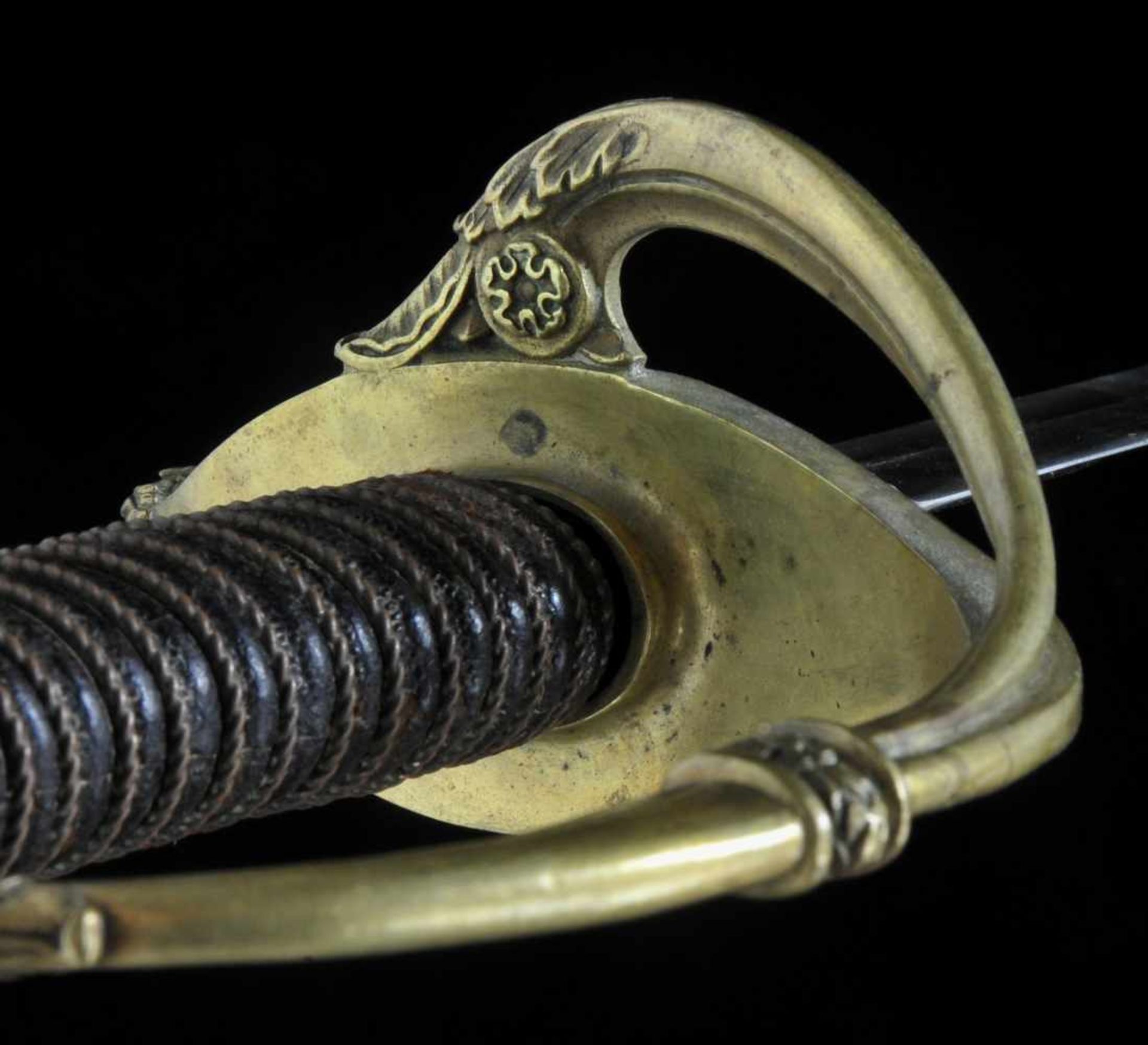 A FRENCH M1821 INFANTRY OFFICER’S SWORD WITH IMPORTED GERMAN BLADE BY CARL EICKHORN. Origin: France, - Bild 2 aus 14