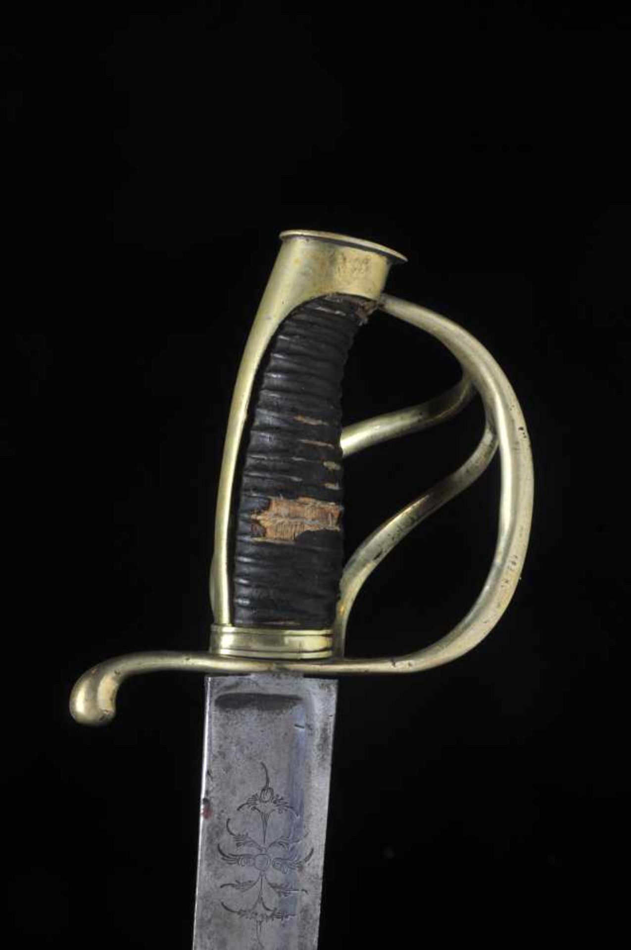 A SPANISH M1820 INFANTRY OFFICER’S SABER. SPAIN, AFTER 1820. Origin: Spain, after 1820. Blade: wide, - Bild 7 aus 11