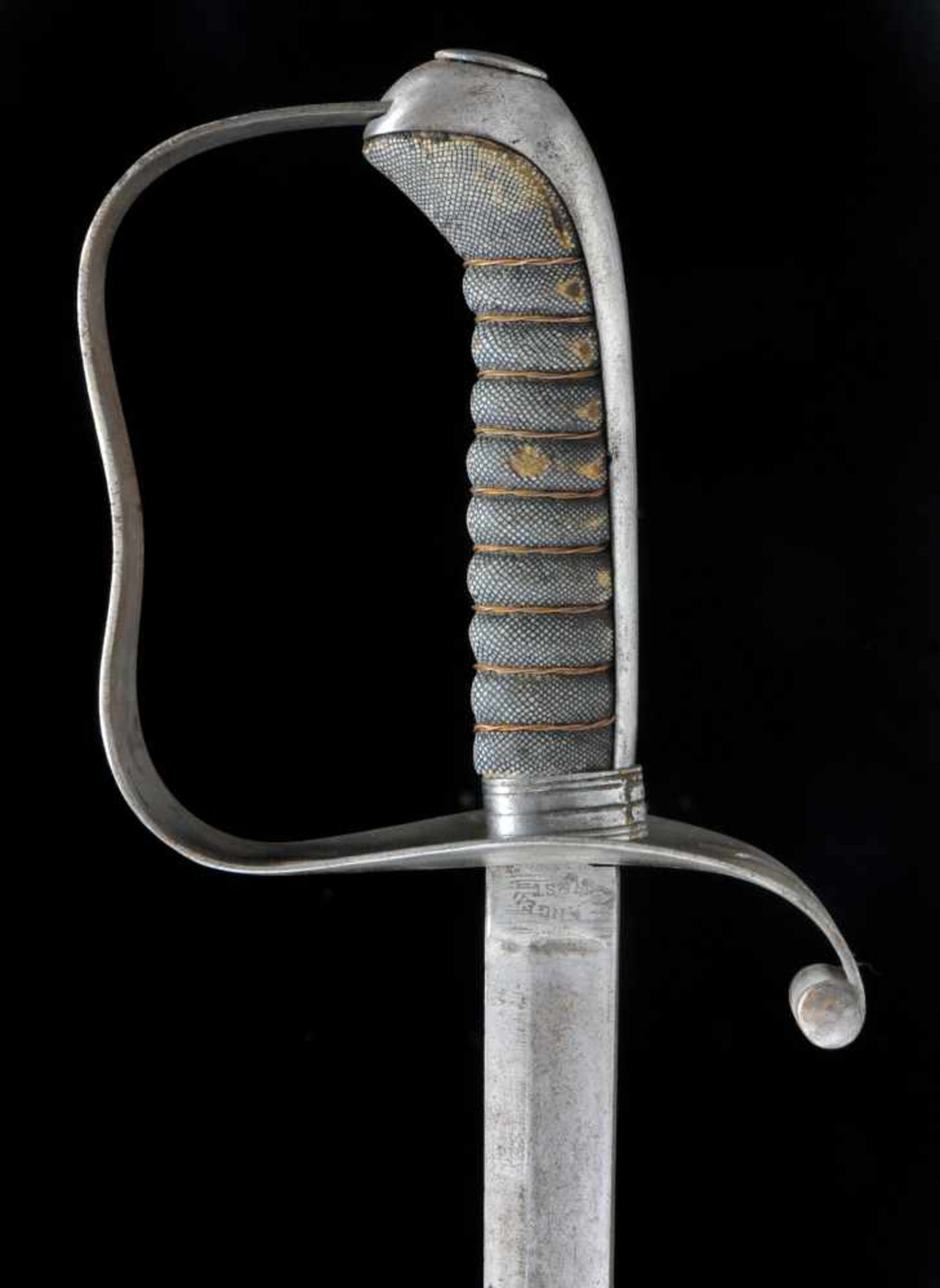 AN AUSTRO-HUNGARIAN M1861 INFANTRY OFFICER’S SWORD WITH GERMAN PRODUCED BLADE. KuK Infanterie- - Bild 6 aus 11