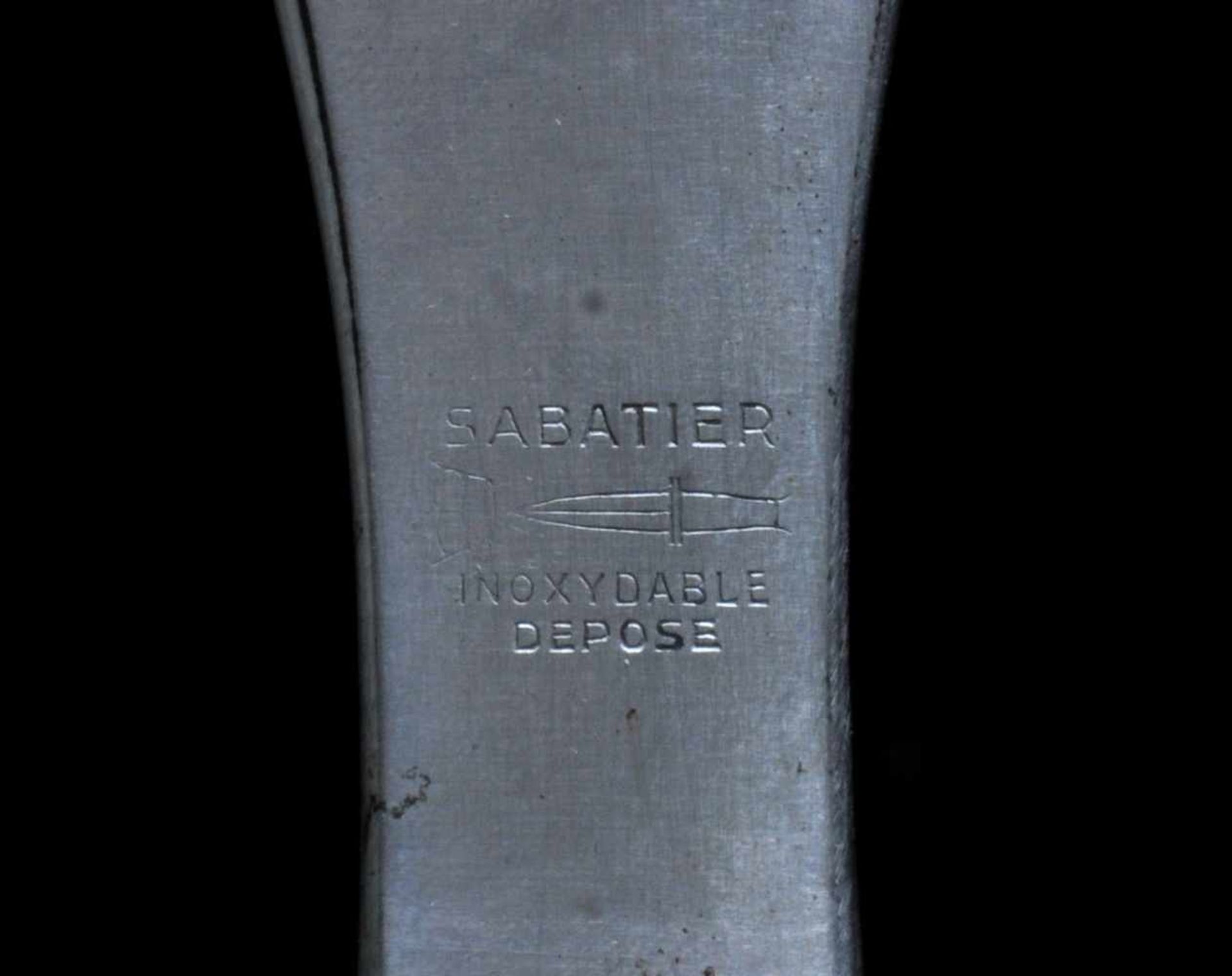 A FRENCH THROWING KNIFE BY SABATIER, 20TH CENTURY, 2ND HALF. Origin: France, 20th century 2nd - Bild 6 aus 8