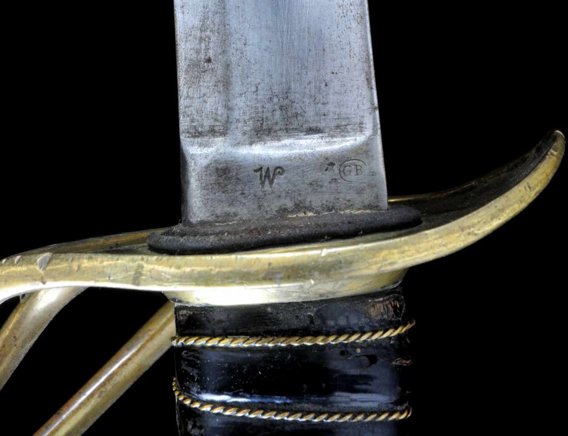 AN US M1840 CAVALRY SABER, SO CALLED “WRISTBREAKER”, USA. Origin: USA, after 1840. Blade: steel - Bild 8 aus 11