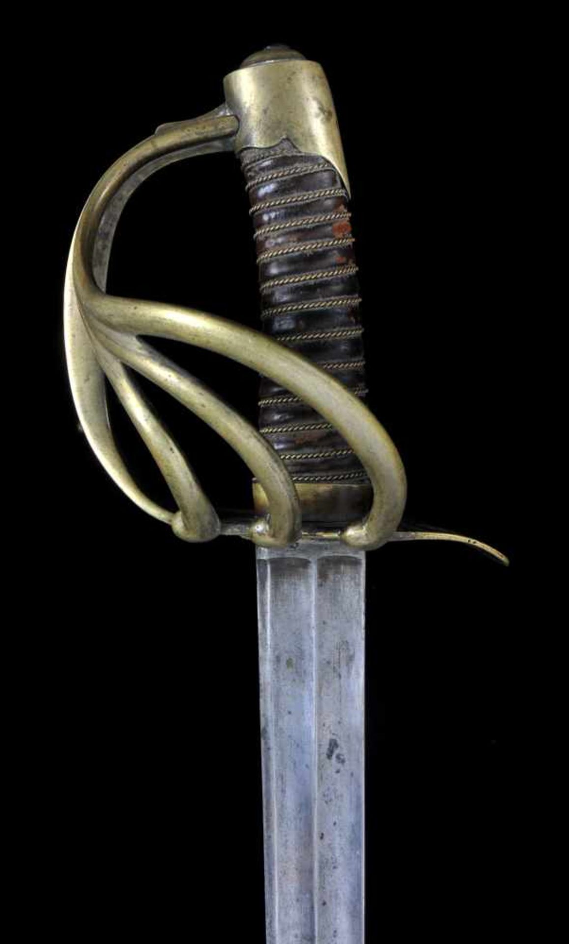 A FRENCH CUIRASSIER SWORD AN-XI (XIII). FRANCE, KLINGENTHAL, 1832. BROADSWORD, SABER. "The - Bild 7 aus 12