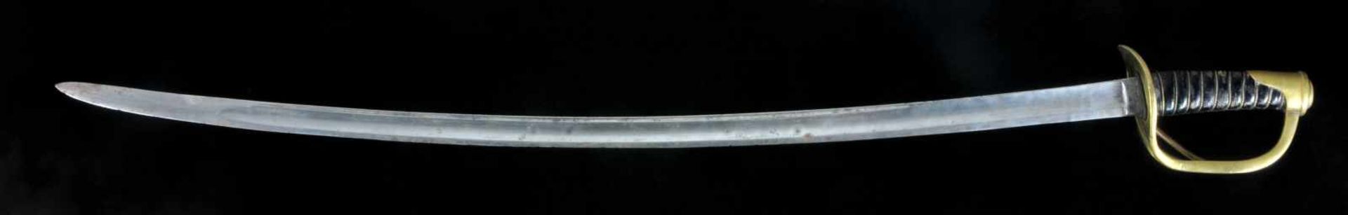 AN US M1840 CAVALRY SABER, SO CALLED “WRISTBREAKER”, USA. Origin: USA, after 1840. Blade: steel - Bild 4 aus 11