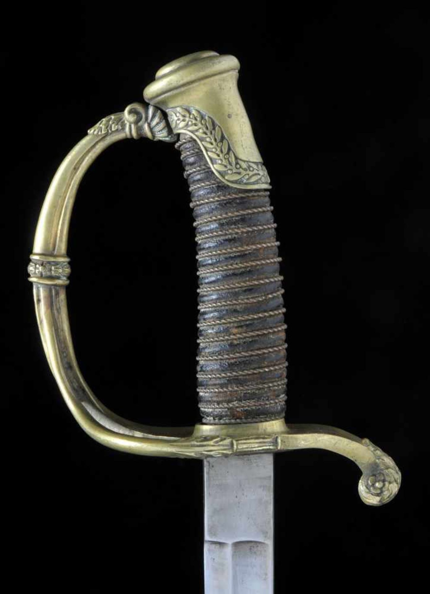 A FRENCH M1821 INFANTRY OFFICER’S SWORD WITH IMPORTED GERMAN BLADE BY CARL EICKHORN. Origin: France, - Bild 11 aus 14