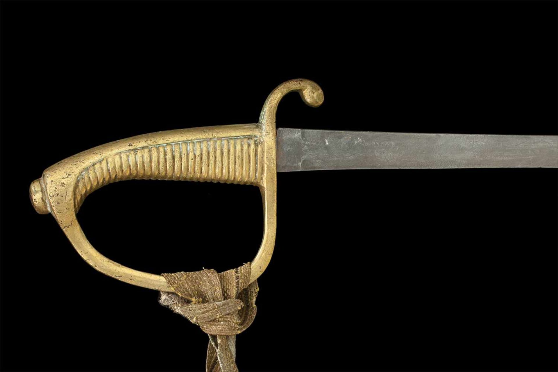 A FRENCH INFANTRY HANGER FOR A CHILD AN IX, EARLY 19TH CENTURY Origin: France. Length 53,4 cm, blade - Bild 2 aus 2