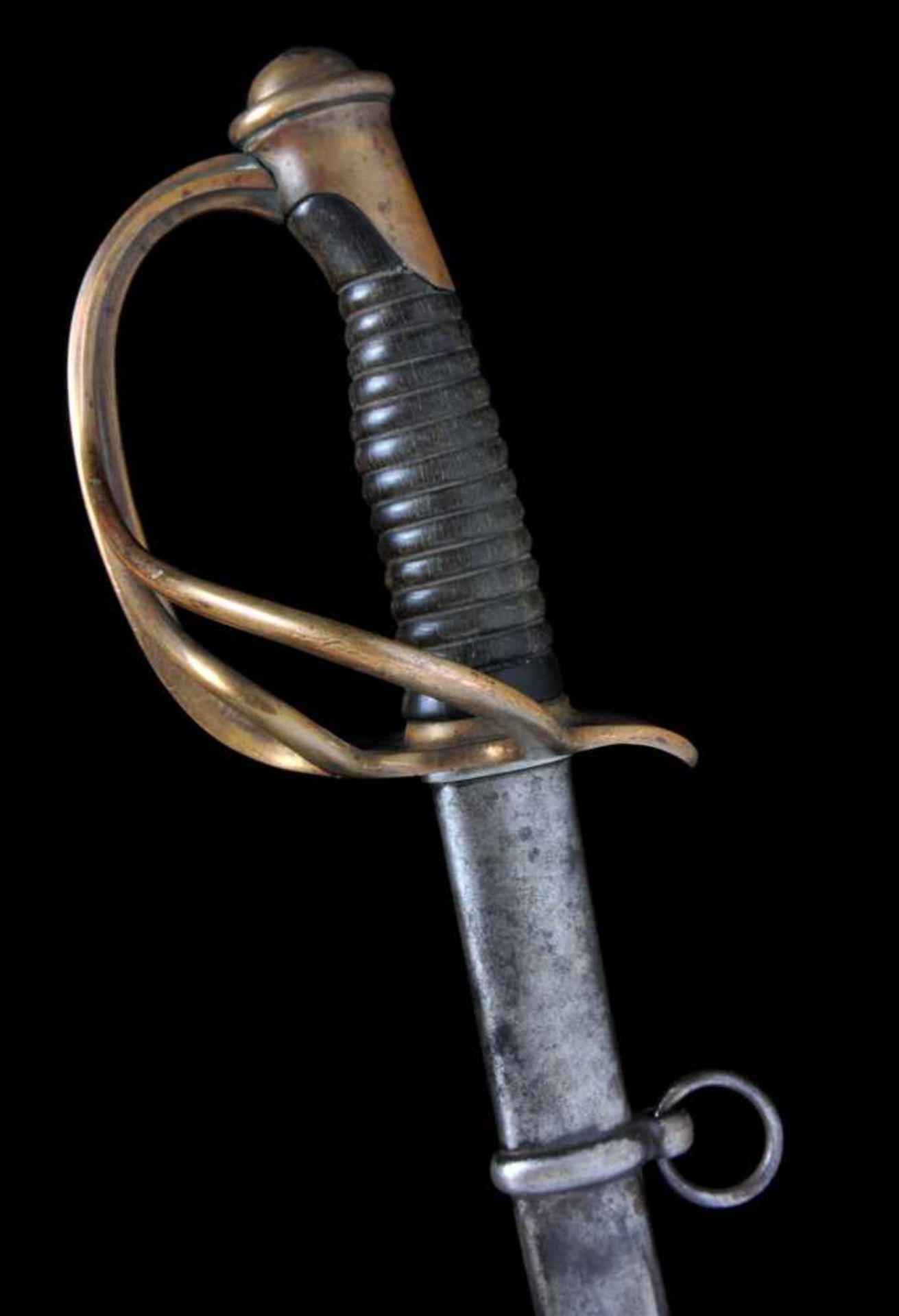 A FRENCH M1822 LIGHT CAVALRY TROOPER’S SABER, AFTER CHANGES IN 1860. FRANCE, NANTES. Sabre de troupe