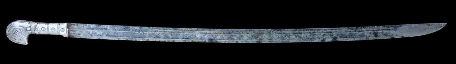 SILVER MOUNTED AND NIELLO SHASHKA SWORD. SOUTH CAUCASUS, 19TH CENTURY. Origin: South Caucasus ( - Bild 12 aus 17