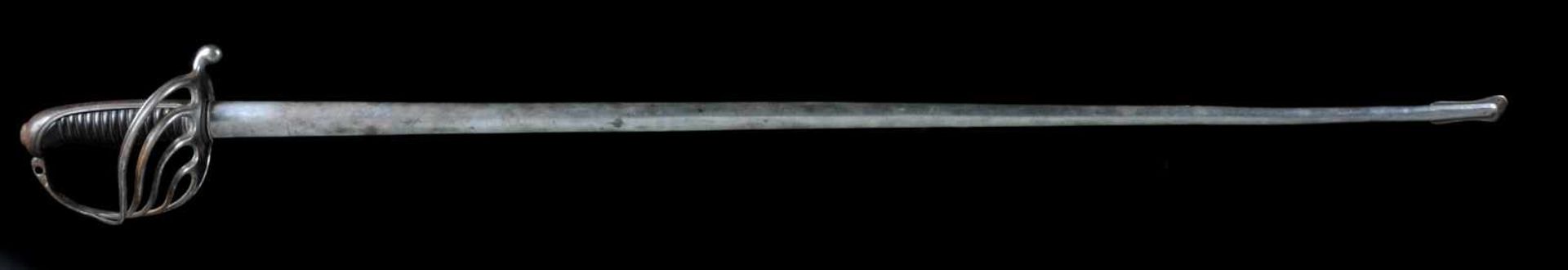 A FRENCH M1892 INFANTRY OFFICER’S SWORD IN SCABBARD, HILT WITH 6 BRANCHES BY COULAUX AND CIE, - Bild 2 aus 9