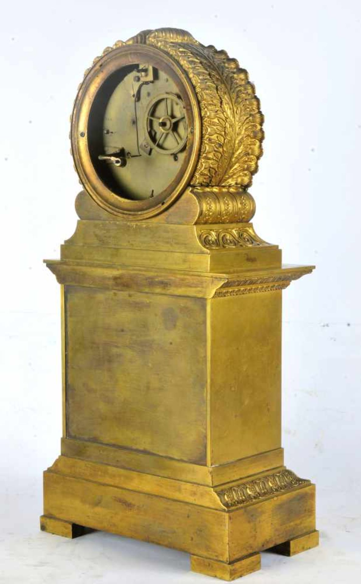 A GILT BRONZE EMPIRE CLOCK, AMOR AND PSYCHE, ZODIAC, FRANCE 1810-1820Origin: France, empire - Bild 15 aus 20