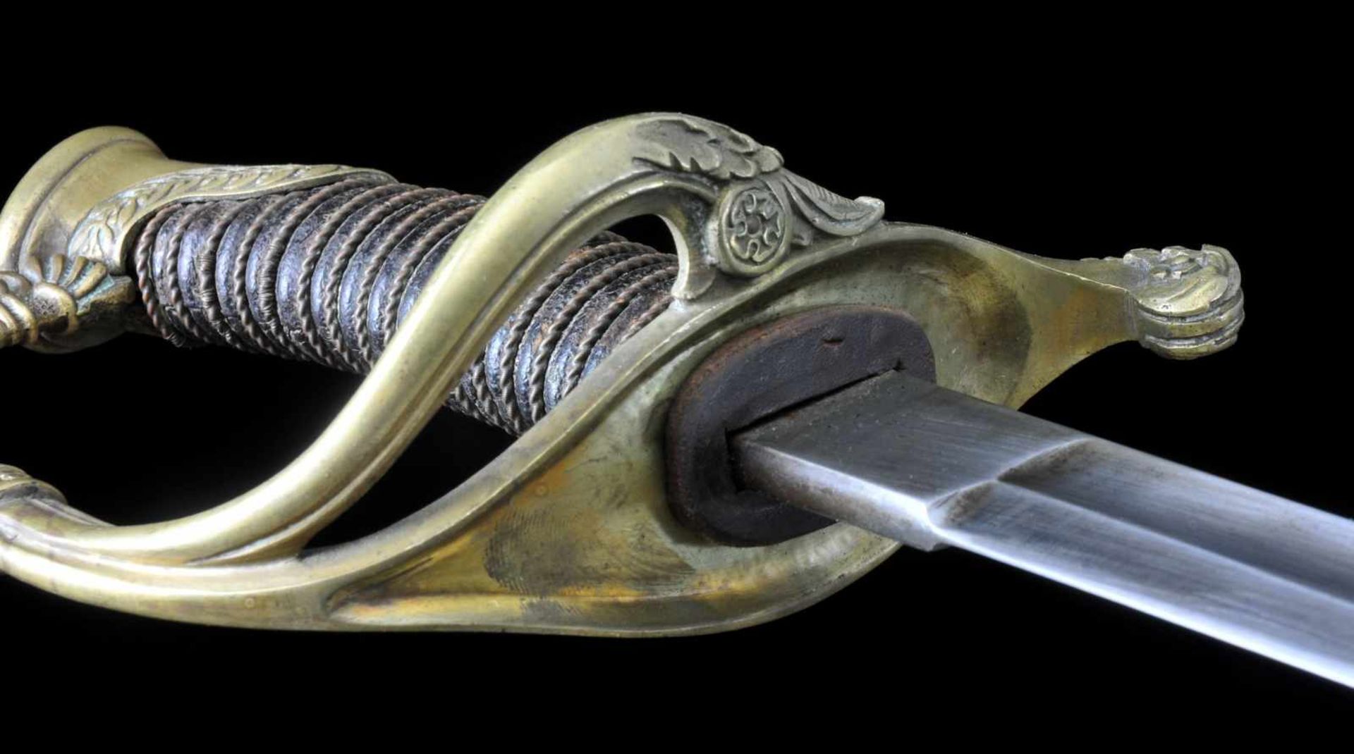 A FRENCH M1821 INFANTRY OFFICER’S SWORD WITH IMPORTED GERMAN BLADE BY CARL EICKHORN. Origin: France, - Bild 14 aus 14