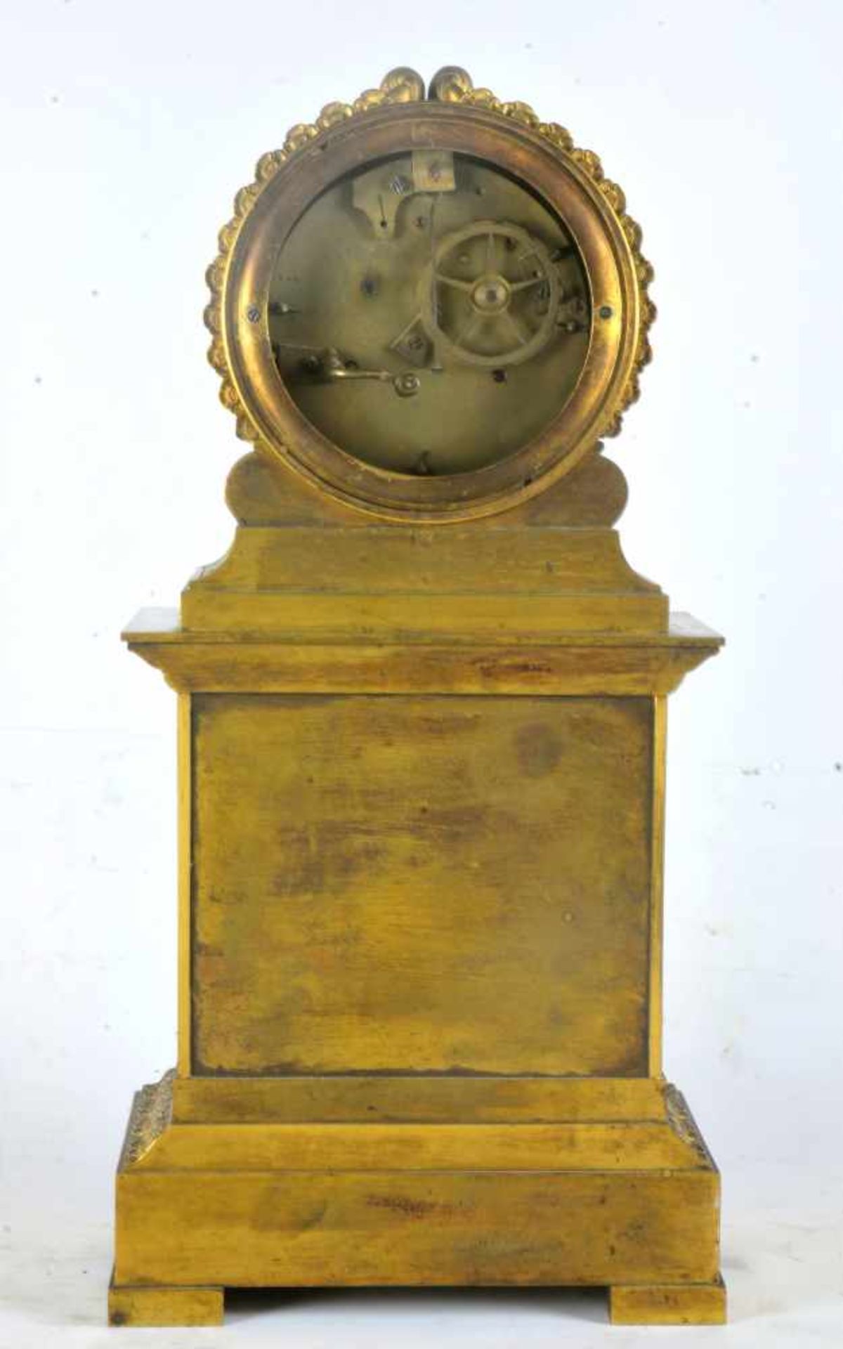 A GILT BRONZE EMPIRE CLOCK, AMOR AND PSYCHE, ZODIAC, FRANCE 1810-1820Origin: France, empire - Bild 16 aus 20