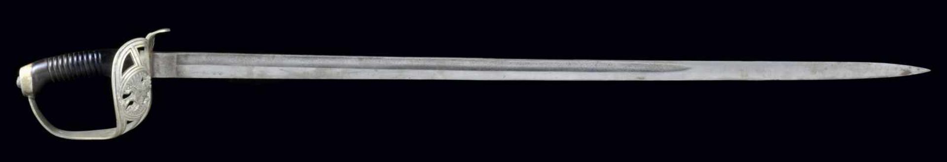 A GERMAN, PRUSSIAN CAVALRY SWORD M 1889. BROADSWORD, SABER. Preußen Kavallerie Extradegen (KD) 89. - Bild 2 aus 6