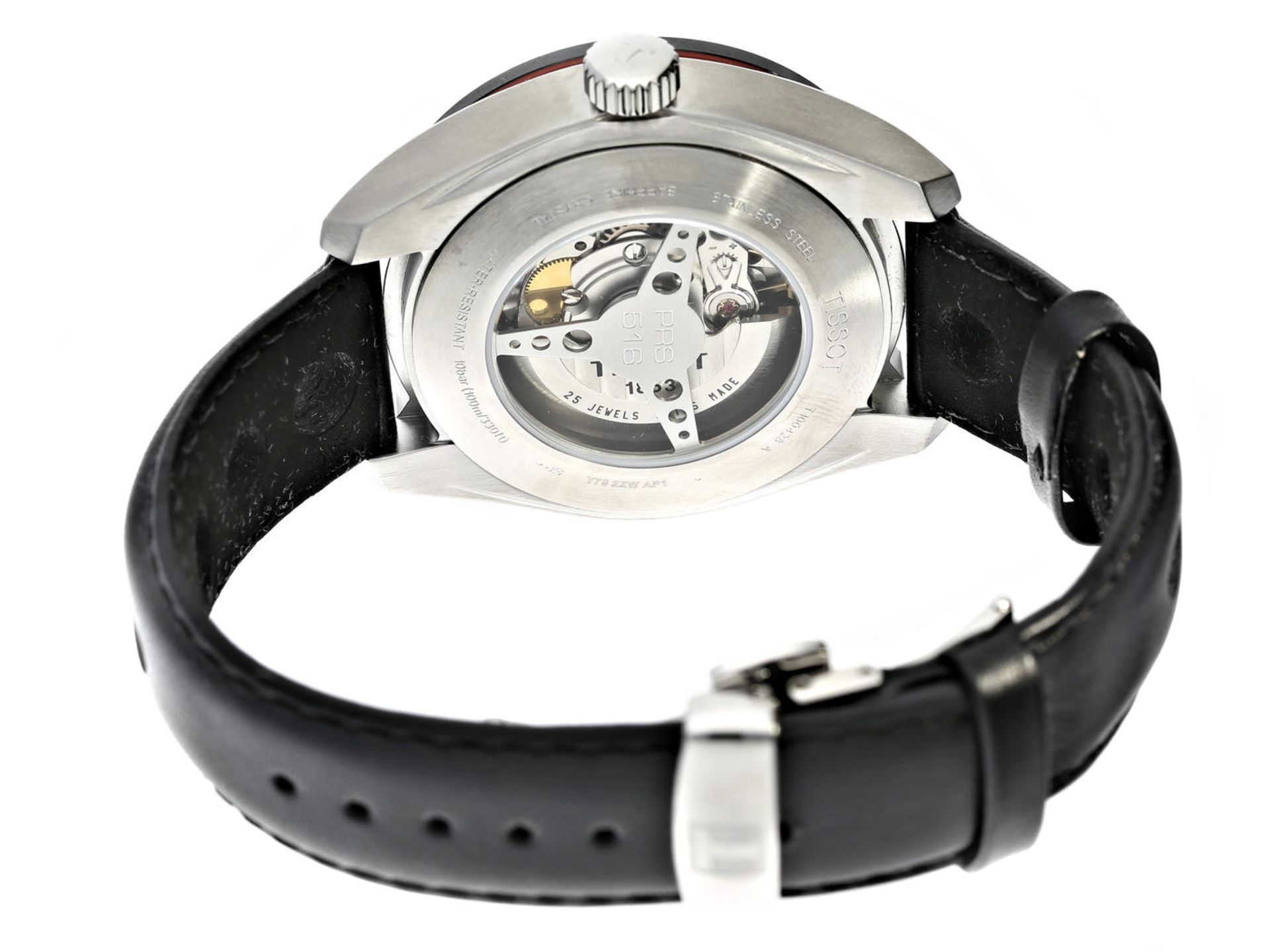 Armbanduhr: ungetragene, sportliche Herrenuhr im Race-Design, Tissot Tis516 Automatic Small Second - Bild 3 aus 3