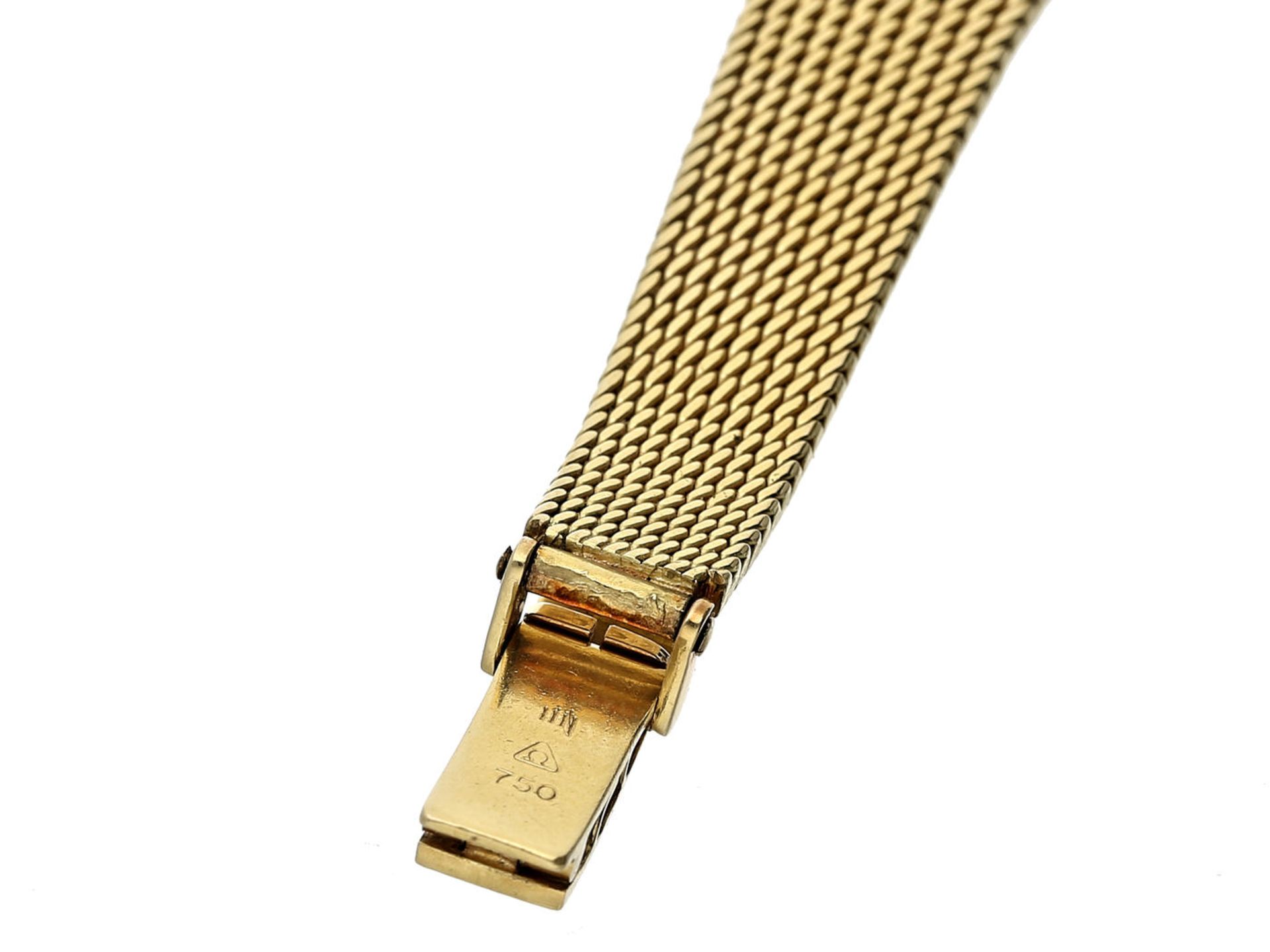 Armbanduhr: hochwertige vintage Damenuhr, Omega De Ville in 18K Gelbgold, inklusive Originalbox - Bild 6 aus 6