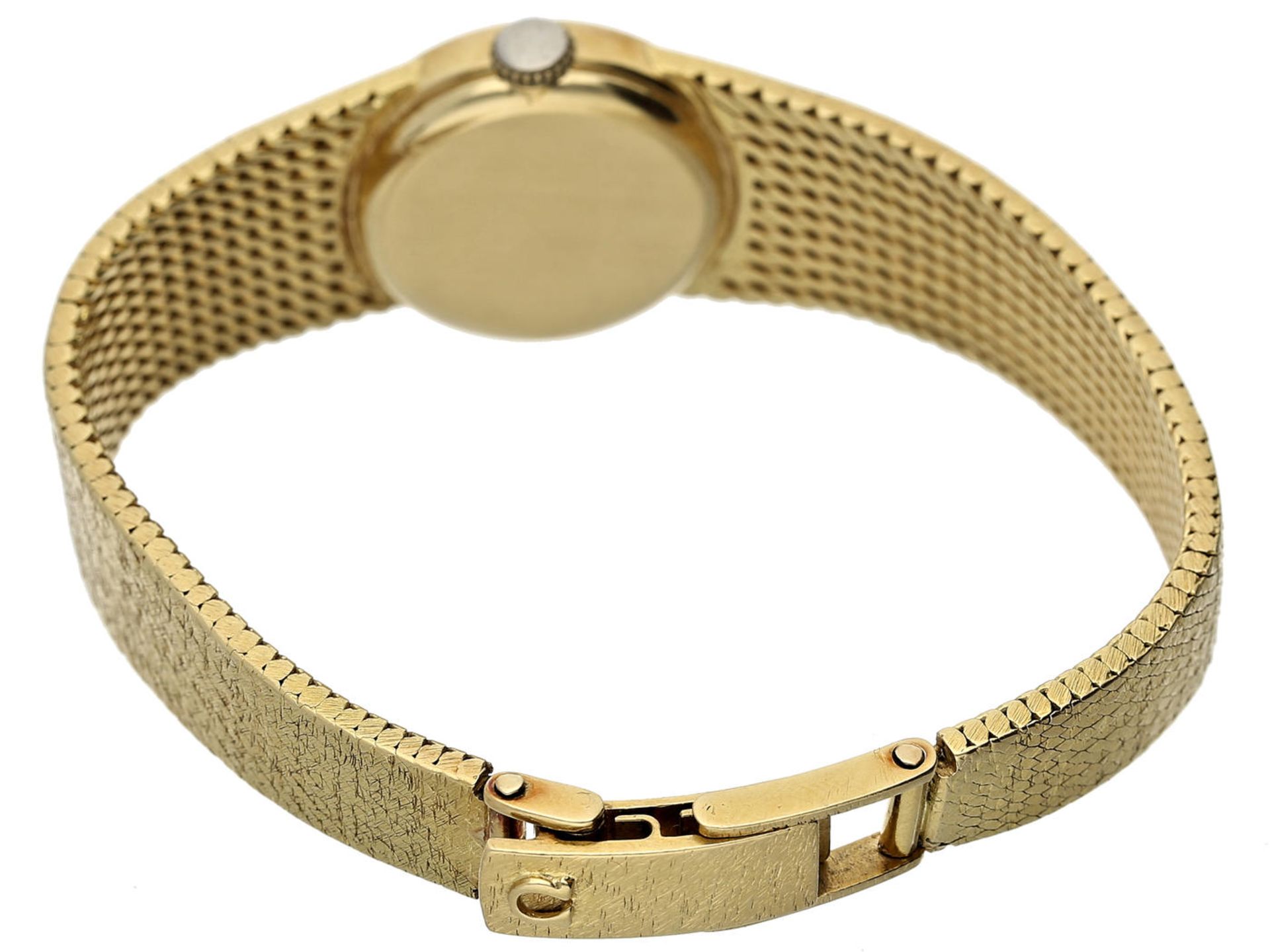 Armbanduhr: hochwertige vintage Damenuhr, Omega De Ville in 18K Gelbgold, inklusive Originalbox - Bild 3 aus 6