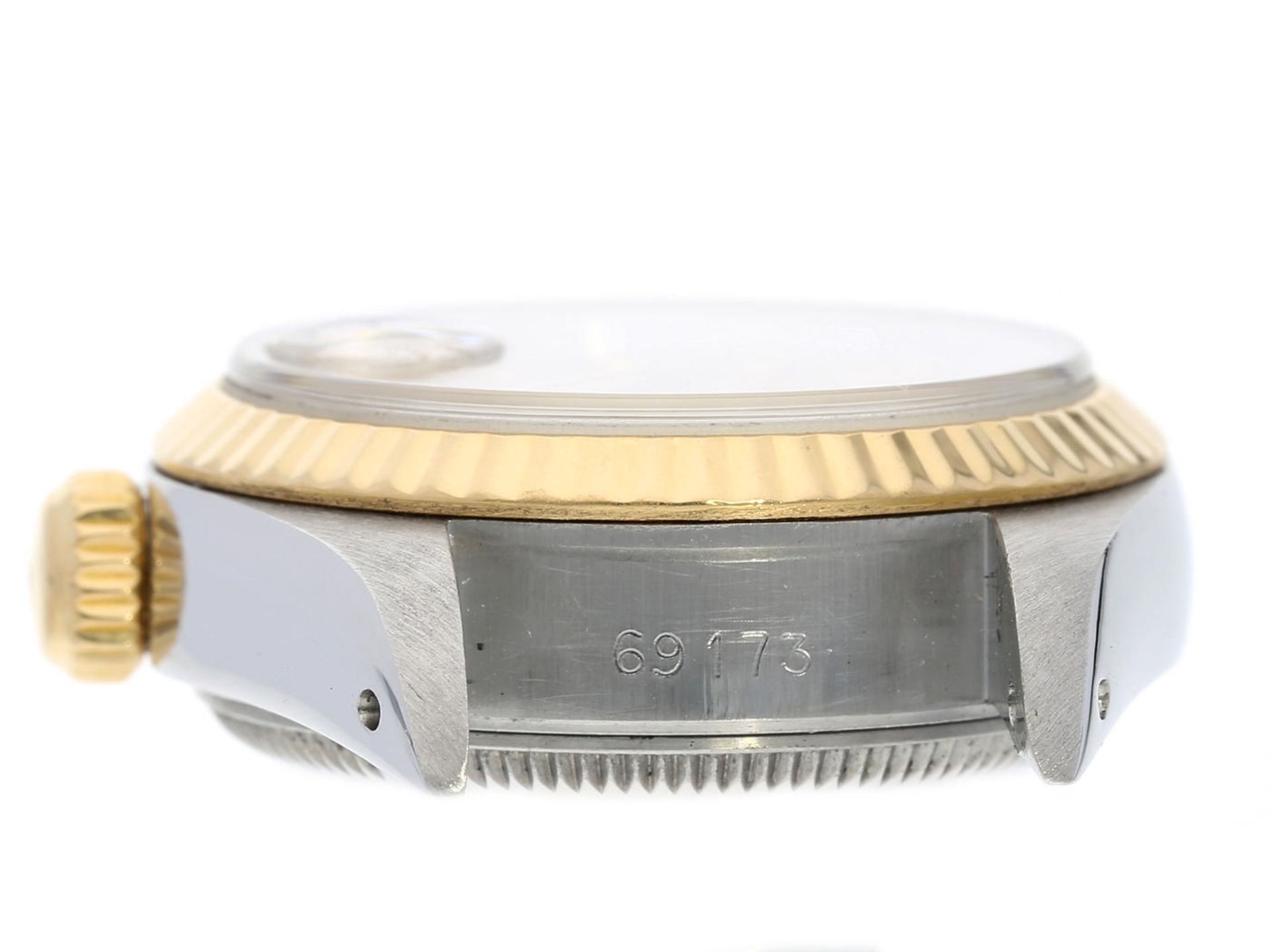 Armbanduhr: hochwertige vintage Damenuhr von Rolex in sehr gutem Zustand, Lady-Datejust Ref.69173 in - Bild 7 aus 10