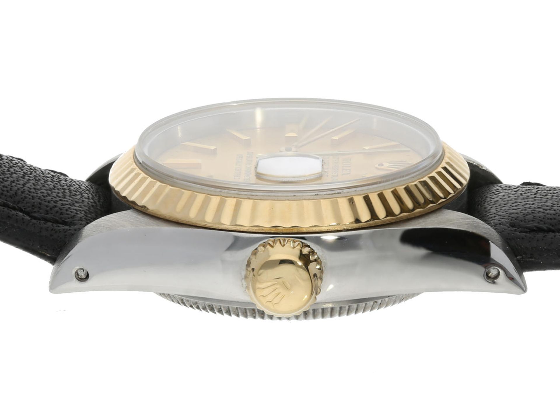 Armbanduhr: hochwertige vintage Damenuhr von Rolex in sehr gutem Zustand, Lady-Datejust Ref.69173 in - Bild 5 aus 10