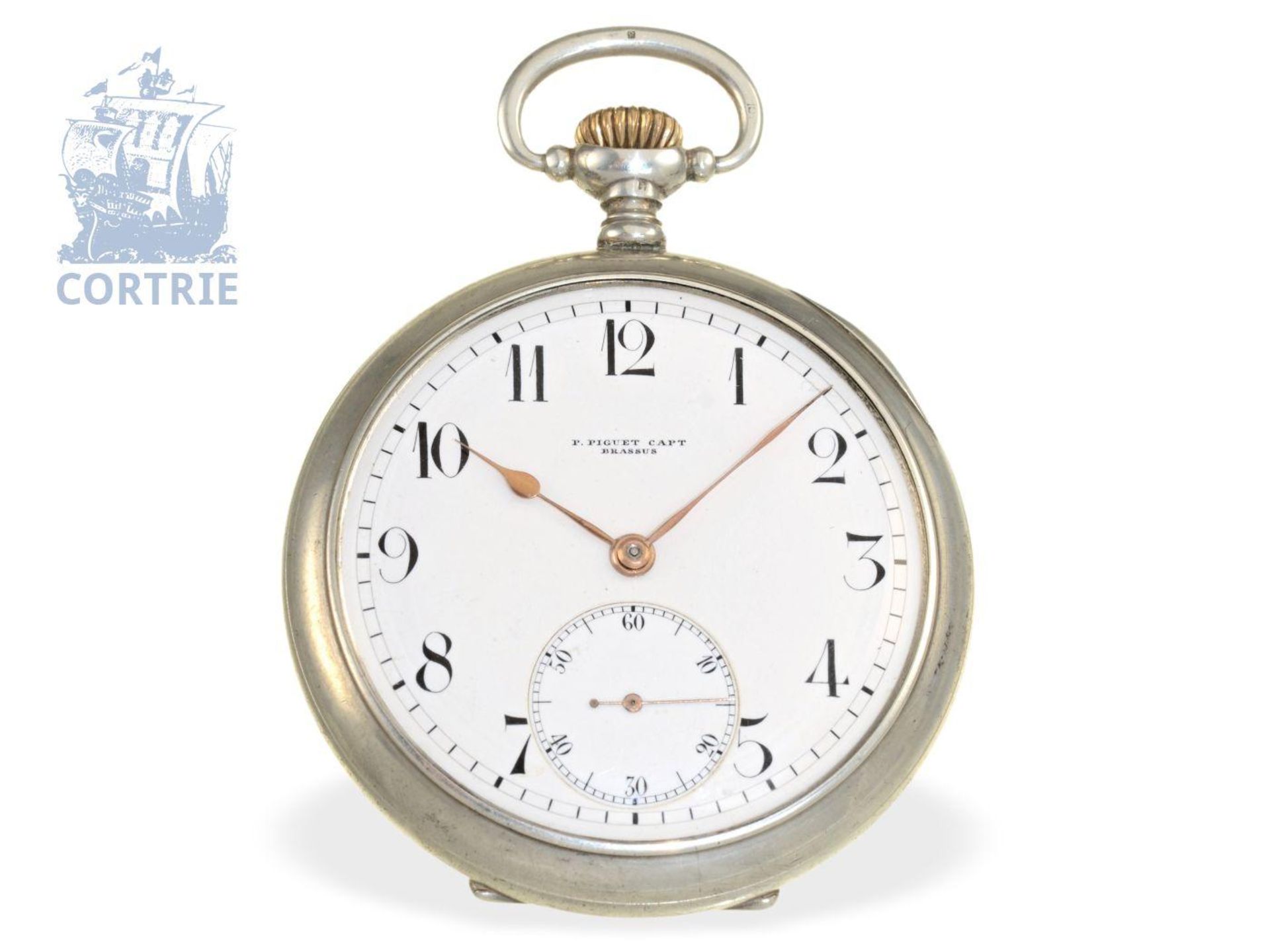 Taschenuhr: seltenes und hochfeines Ankerchronometer, Piguet Capt Brassus, um 1915 Ca. Ø51mm, ca.