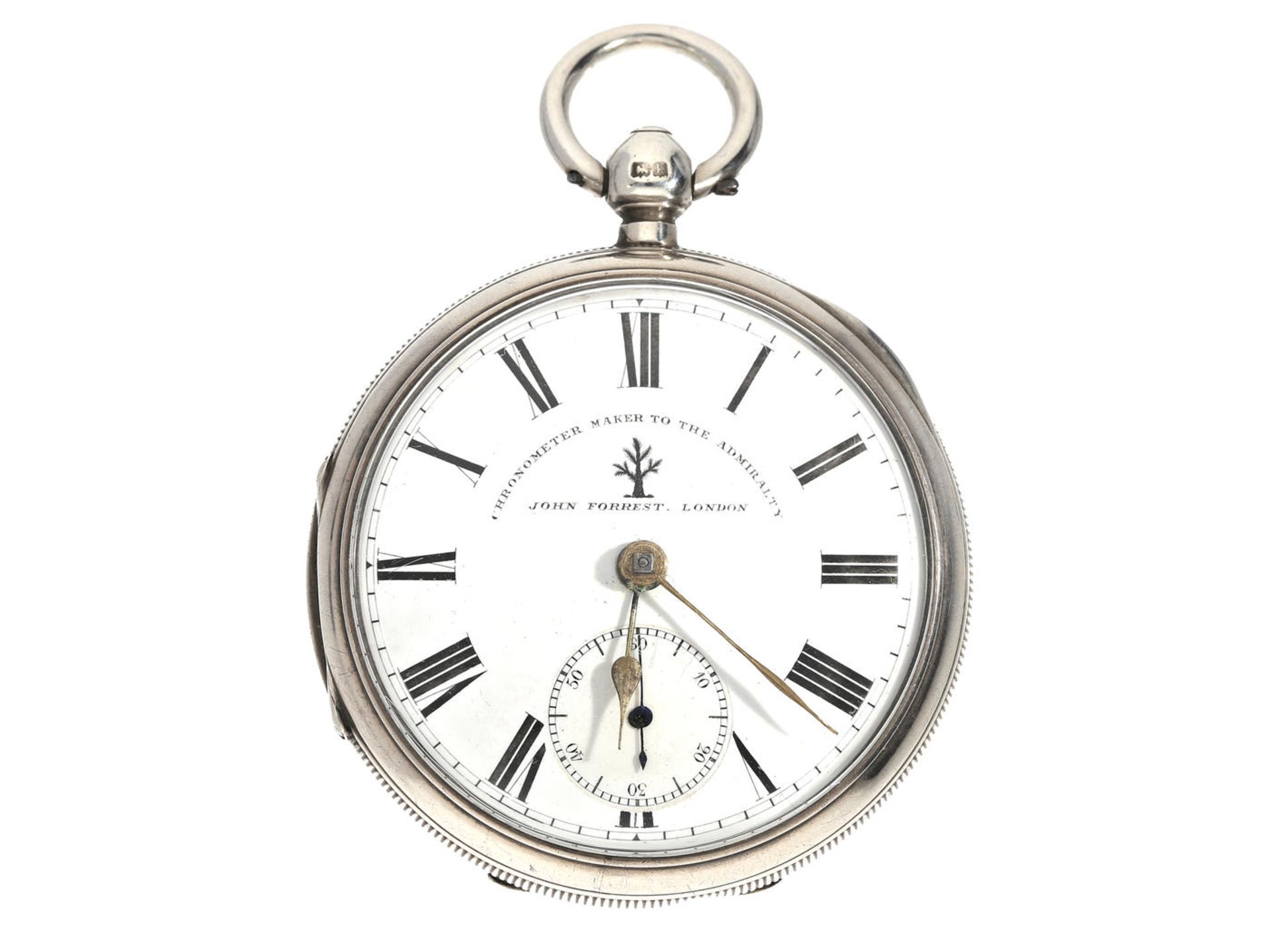 Taschenuhr: feine englische Taschenuhr, königlicher Chronometermacher John Forrest London, Hallmarks