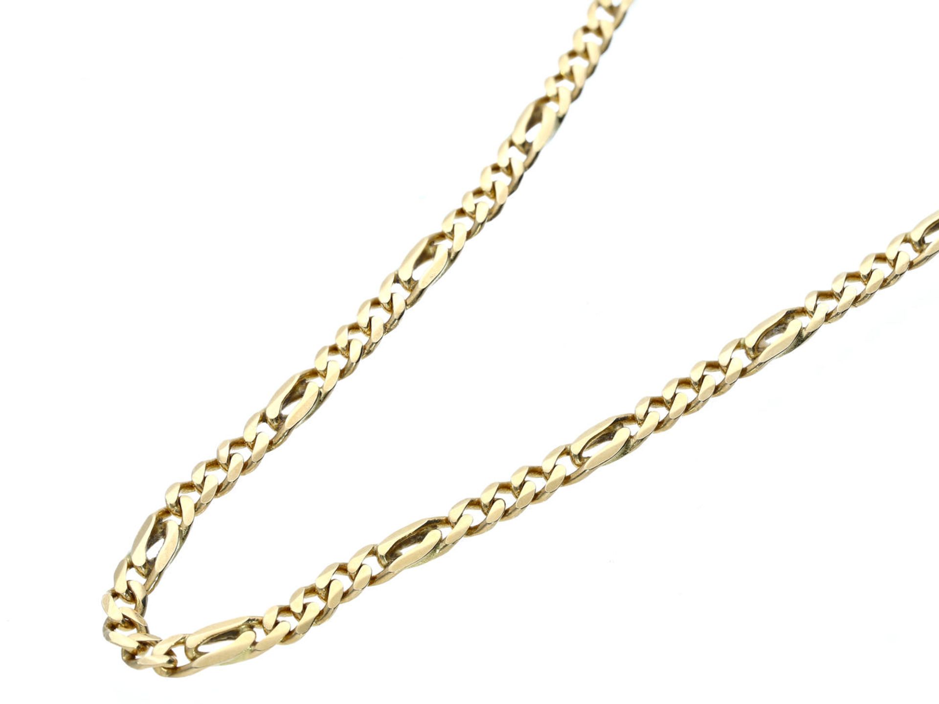 Kette: vintage Halskette 14K Gold Ca. 43cm lang, ca. 13g, 14K Gold, guter Zustand. - Bild 2 aus 2