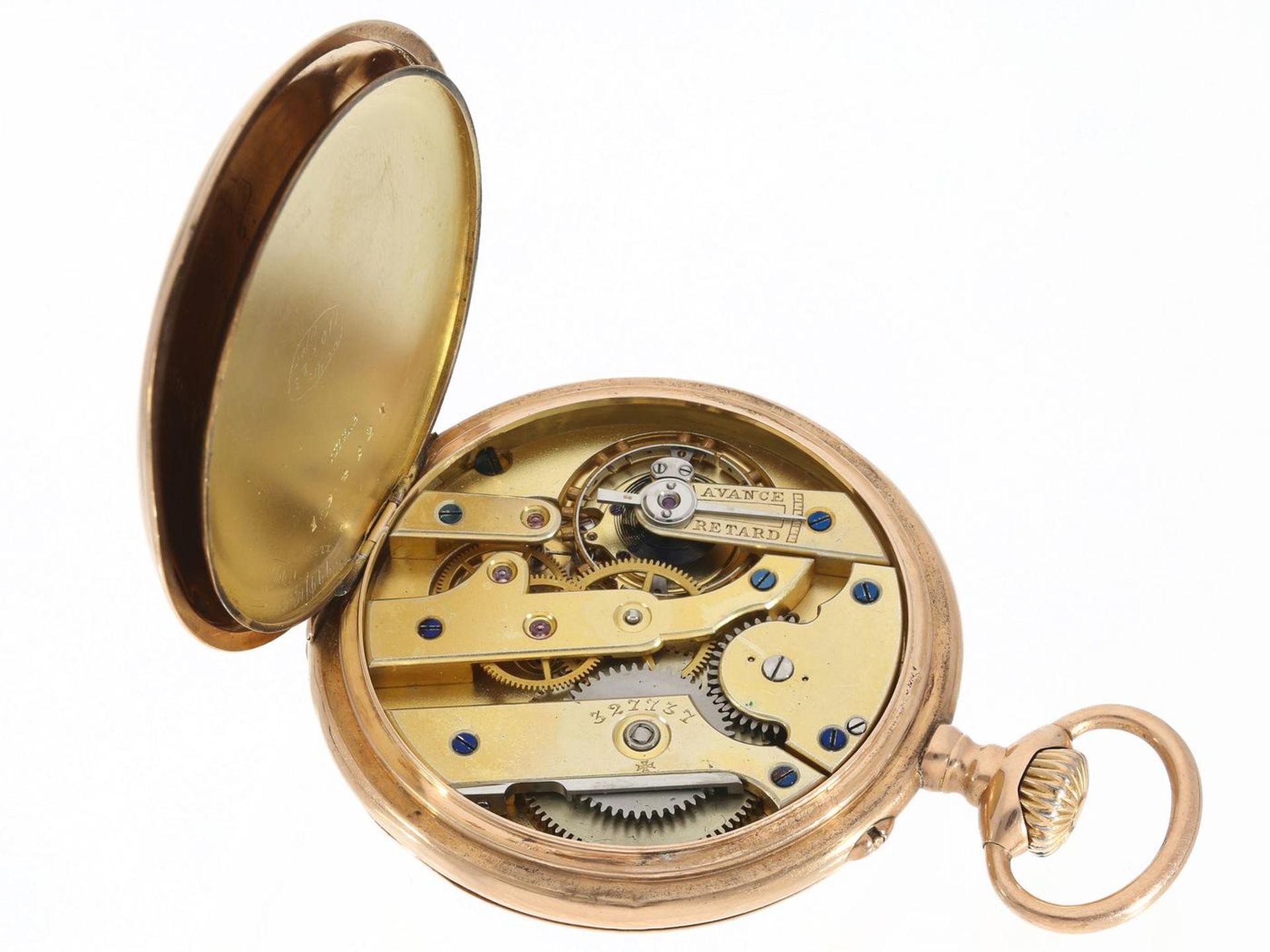 Taschenuhr: hochwertige Herrentaschenuhr, Ankerchronometer Vacheron & Constantin, geliefert an - Bild 3 aus 3
