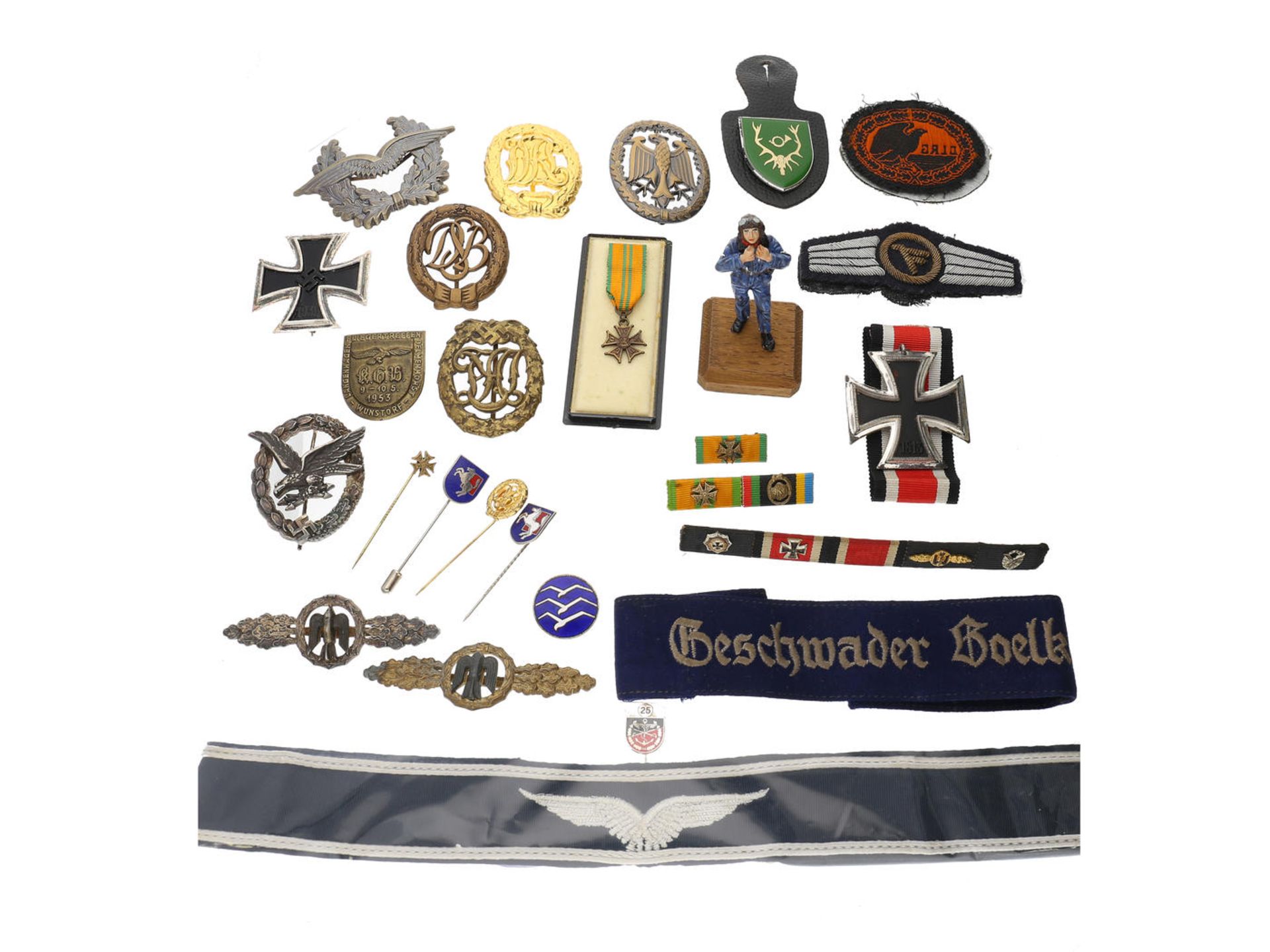 Militaria: umfangreicher Nachlass eines Berufssoldaten, Wehrmacht (Drittes Reich) bis Bundeswehr