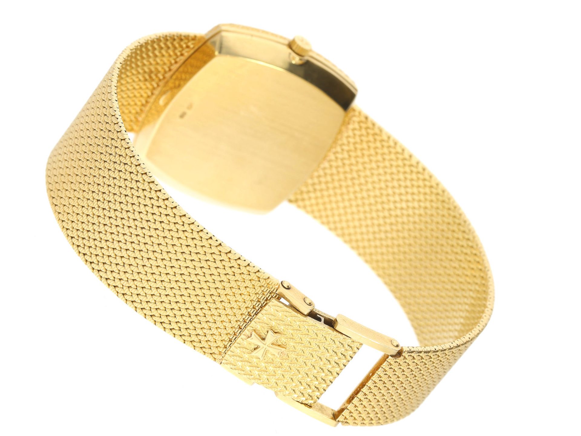 Armbanduhr: goldene vintage Herrenuhr der Marke "Cito" ungetragen, new-old-stockCa. 20cm lang, ca. - Bild 2 aus 2