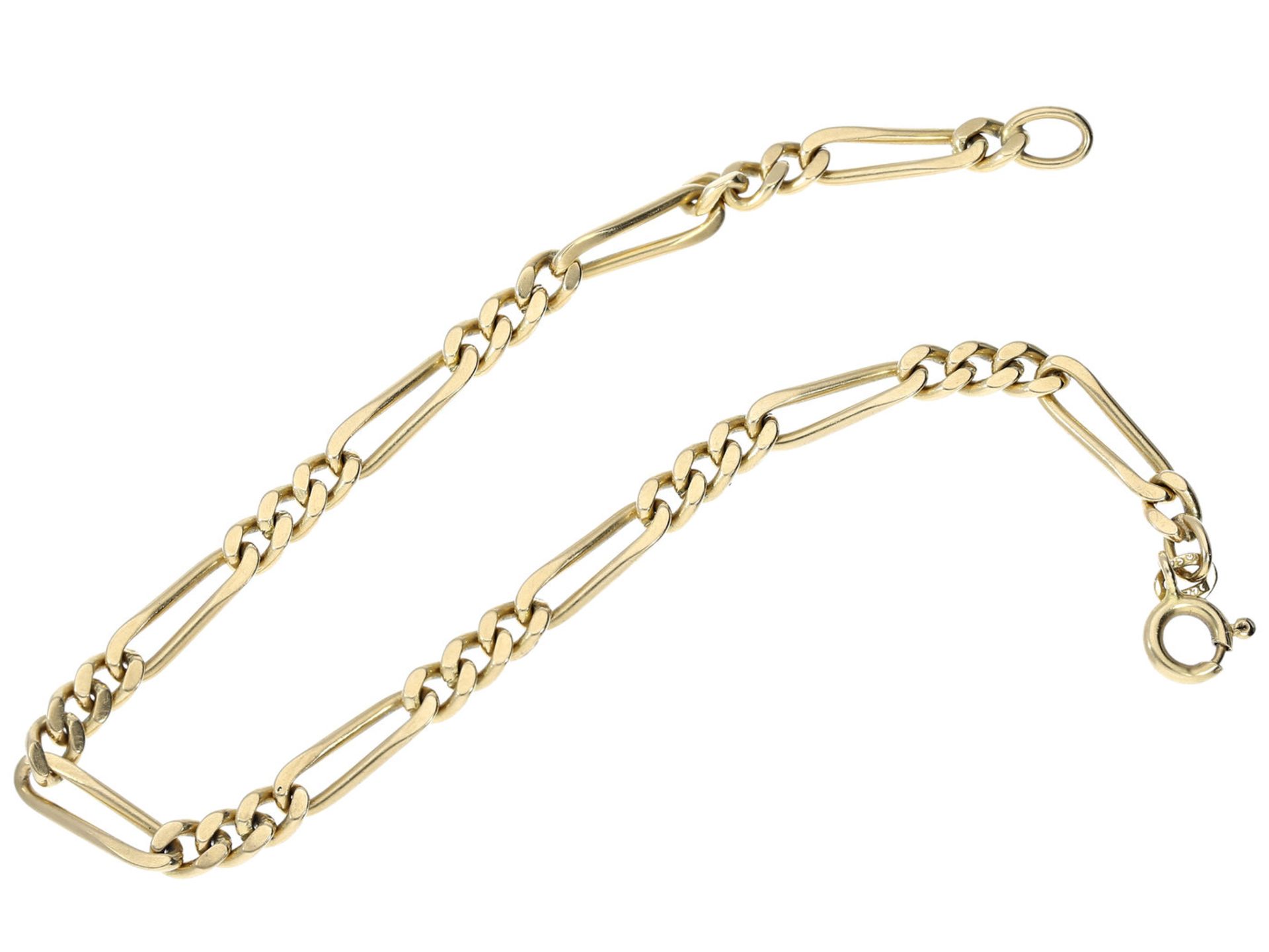 Armband: zierliches vintage Goldschmiedearmband aus 18K GoldCa. 19cm lang, ca. 9g, Handarbeit.