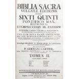 Anonym - "Biblia Sacra Vulgatae Editionis... " - Konstanz, Friedrich 1760. Gepr. Ldr. Bd. 2 (von 6).