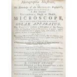 George Adams - "Micrographia Illustrata... " - London, Birt 1747. Goldgepr. Ldr. - Prov.: