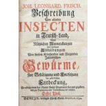 Johann Leonhard Frisch - "Beschreibung von allerley Insecten... " - Berlin, Nicolai 1721-53