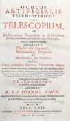 Johann Zahn - "Oculus Artificialis Teledioptricus sive Telescopium... " - Würzburg, Heyl 1685-
