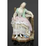 Schlafende Louise-Louise le deserteur Königliche und Staatliche Porzellan Manufaktur, Meissen 1850-