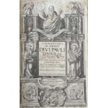 Cornelius Lapide - "Commentaria in Omnes Divi Pauli Epistolas" - Antwerpen, Meursium 1666. Gepr.