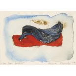 Miriam Tinguely 1950 Basel - lebt und arbeitet in der Schweiz - "Les tapis baulé si" - Aquarell