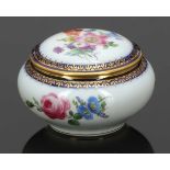 Runde Deckeldose Staatliche Porzellan Manufaktur, Meissen 1924-1934. - Blumenbukett - Porzellan,