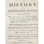 Richard Bradley - "The History of Succulent Plants" - London, Breadly 1741-42. Goldgepr. Hlb.-Ldr. -