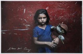 Steve Mc Curry 1950 Philadelphia - India child - Farbfotografie/Fujicolor Crystal Archiv paper. 20 x