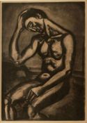 Georges Rouault 1871 Paris - 1958 Paris - "Misère: Solitaire en cette vie d'embuches et de