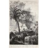 Giovanni Battista Piranesi 1720 Mogliano - 1778 Rom - "Vestiggi d' antichi Edificij, Pl. 5" -