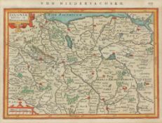Kupferstecher des 19. Jahrhunderts - "Silesia Ducatus" - - "Saxonia Inferior et Meklenborg" - 2